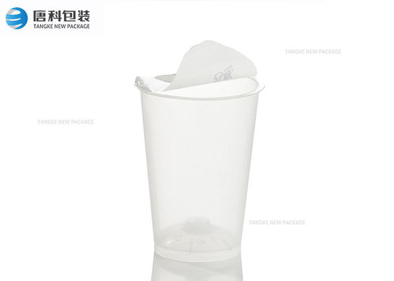 벗길 수 있는 뚜껑용 영화를 밀봉하는 인쇄된 라미네이트된 플라스틱 트레이 컵