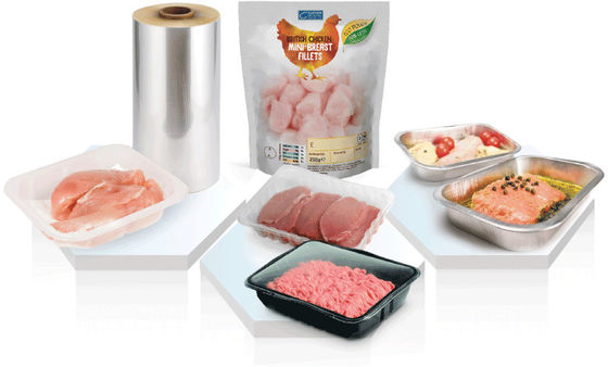 Symmetric Stylish Gloss 100mic Barrier Packaging Film Roll